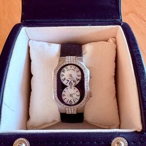 Philip Stein Teslar Vintage Luxury Dual Dial Watch